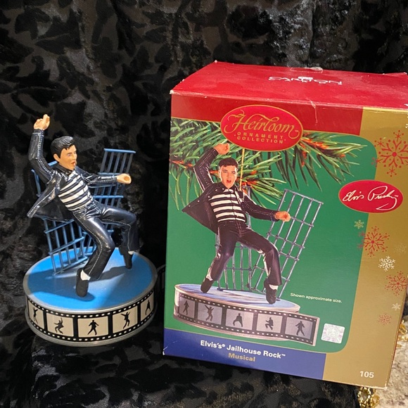 ELVIS 2004 Carlton Cards Heirloom Collection “Jailhouse Rock” Musical - Picture 3 of 3